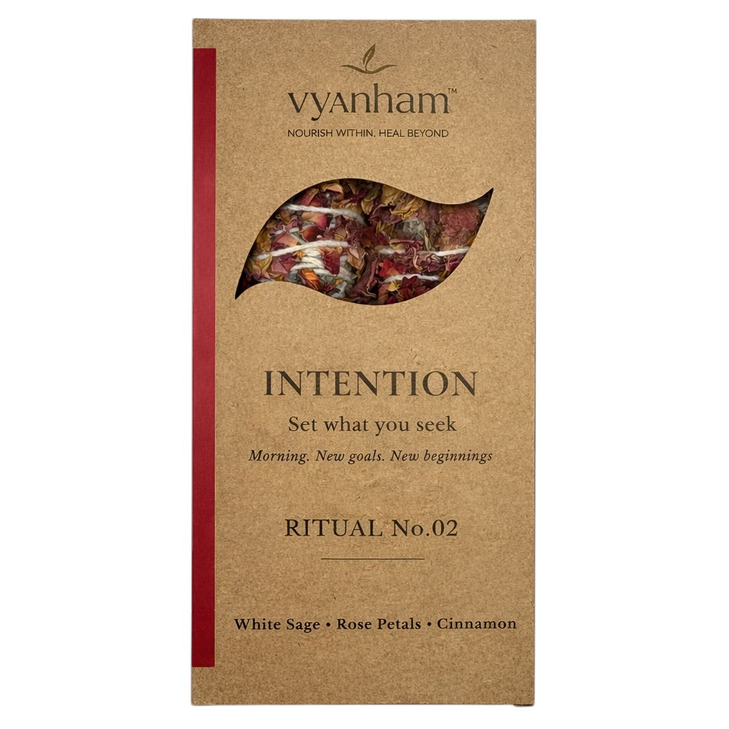 Ritual No.2 | Intention Setting (White Sage + Rose + Cinnamon)
