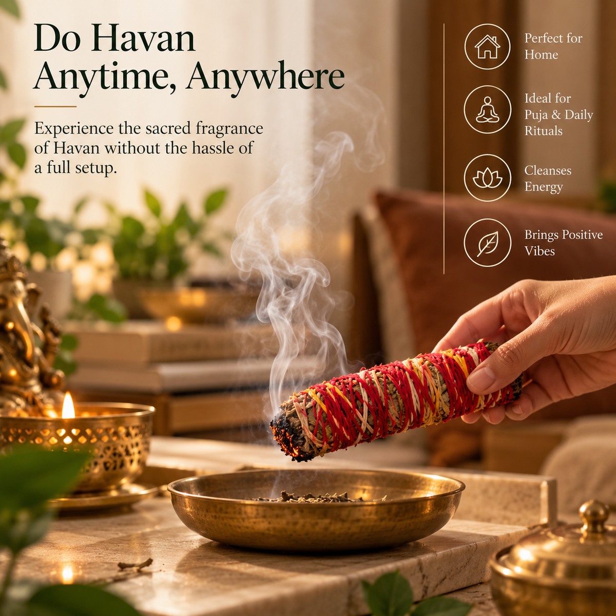 Havan Sage | White Sage & Havan Samagri Smudge Bundle