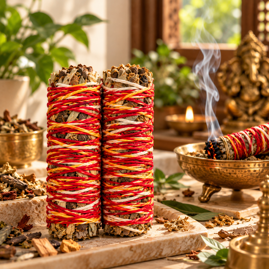 Havan Sage | White Sage & Havan Samagri Smudge Bundle