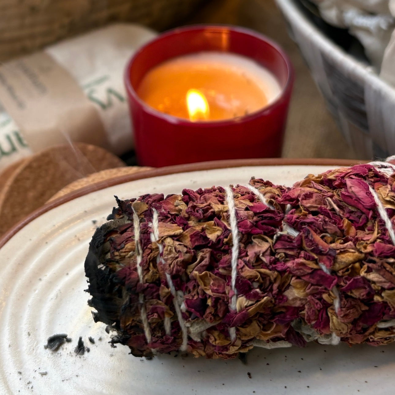 Ritual No.2 | Intention Setting (White Sage + Rose + Cinnamon)