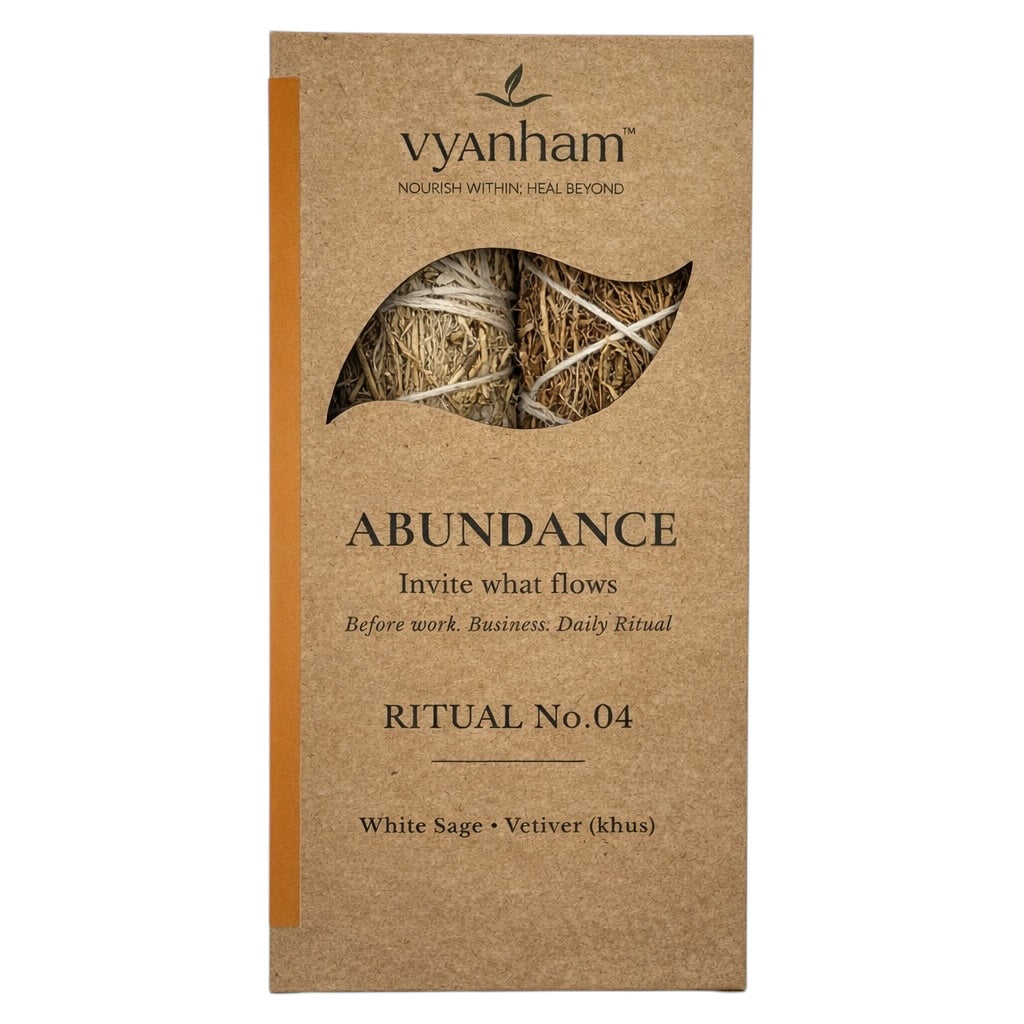 Ritual No.4 | Abundance (White Sage + Vetiver(Khus))