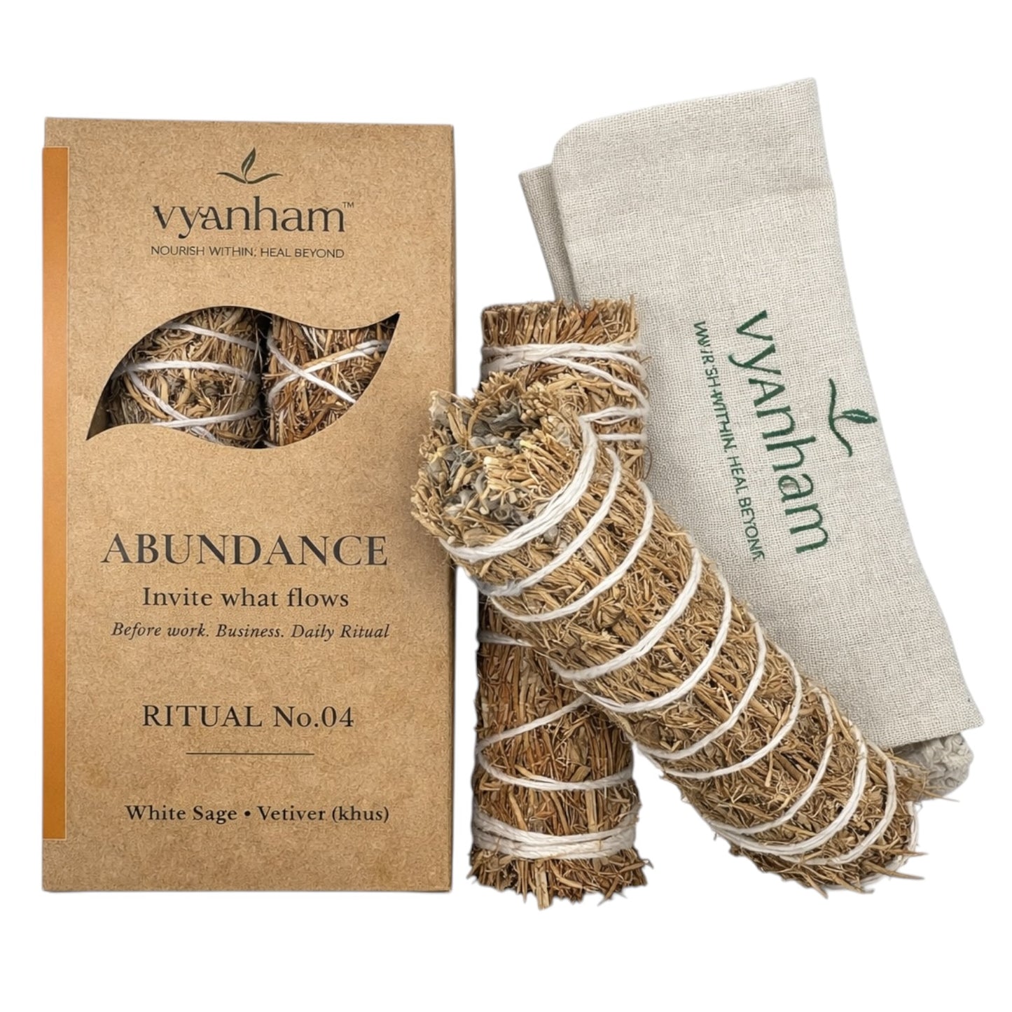 Ritual No.4 | Abundance (White Sage + Vetiver(Khus))