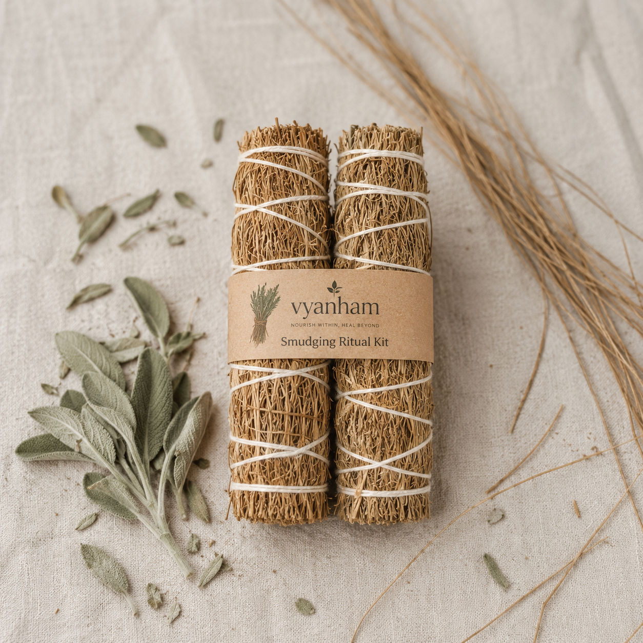 Ritual No.4 | Abundance (White Sage + Vetiver(Khus))