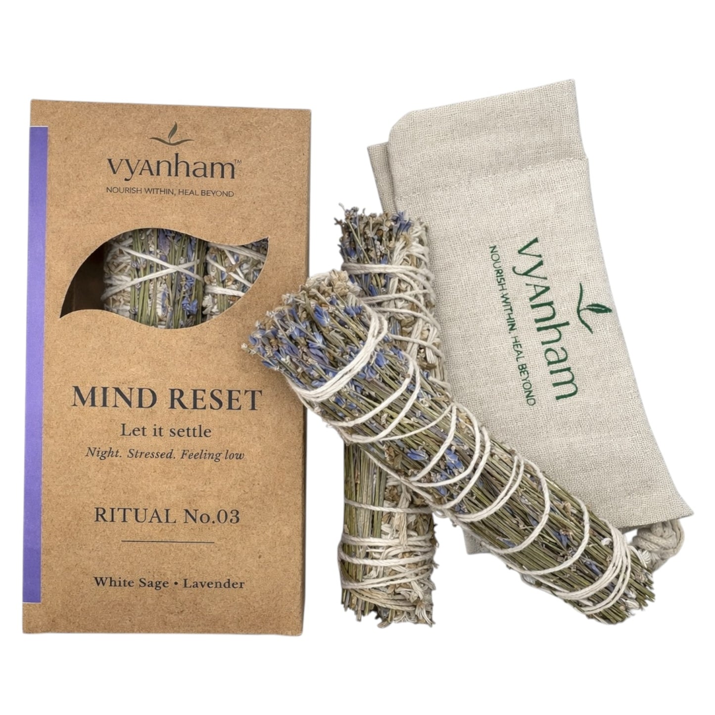 Ritual No.3 | Mind Reset (White Sage + Lavender)